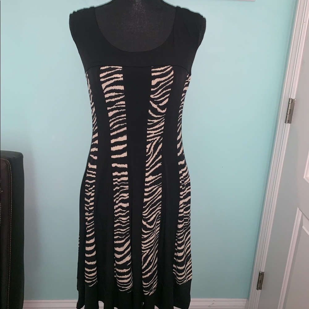 Black and white dress